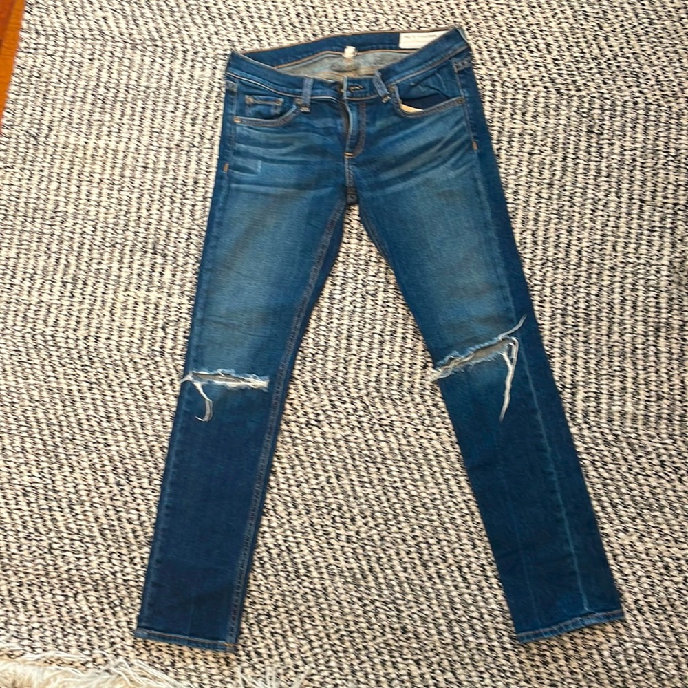 Rag & Bone ripped jeans, size 26, Great condition